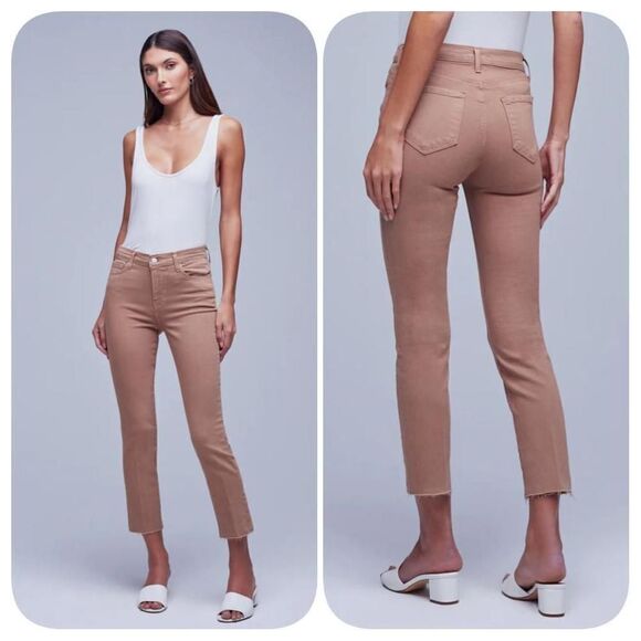 L'AGENCE Sada Brown Cropped Jeans Size 29